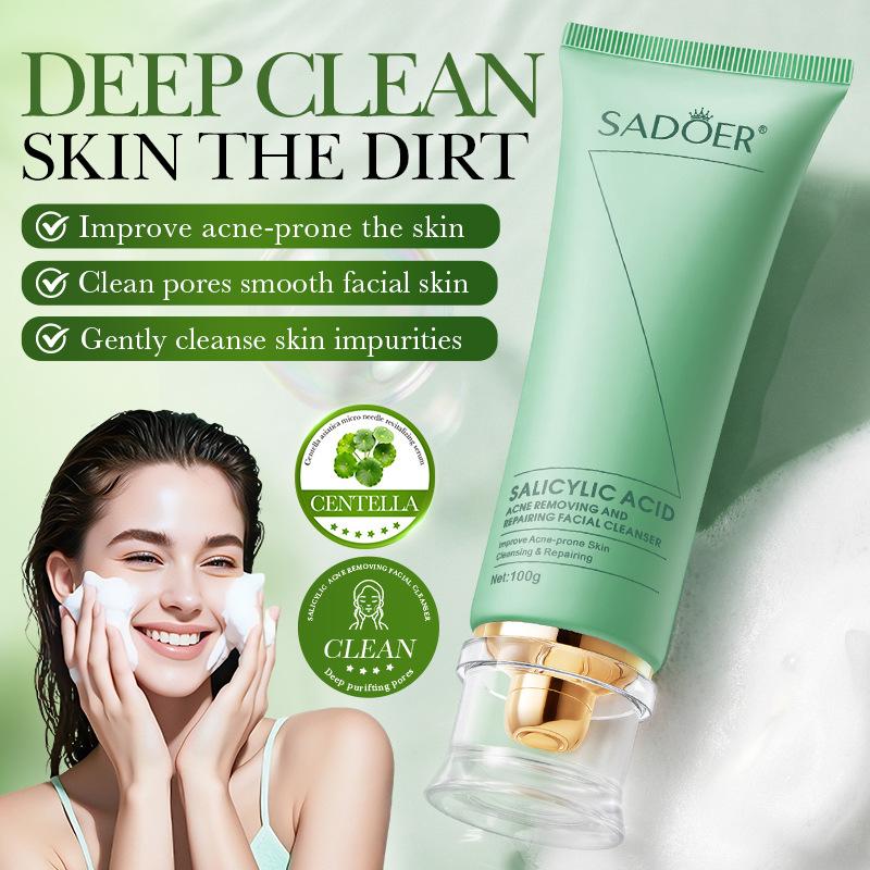 Skincare Salicylic Acid - 100 กรัม ซาลิไซลิก แอซิด เฟเชียล คลีนเซอร์