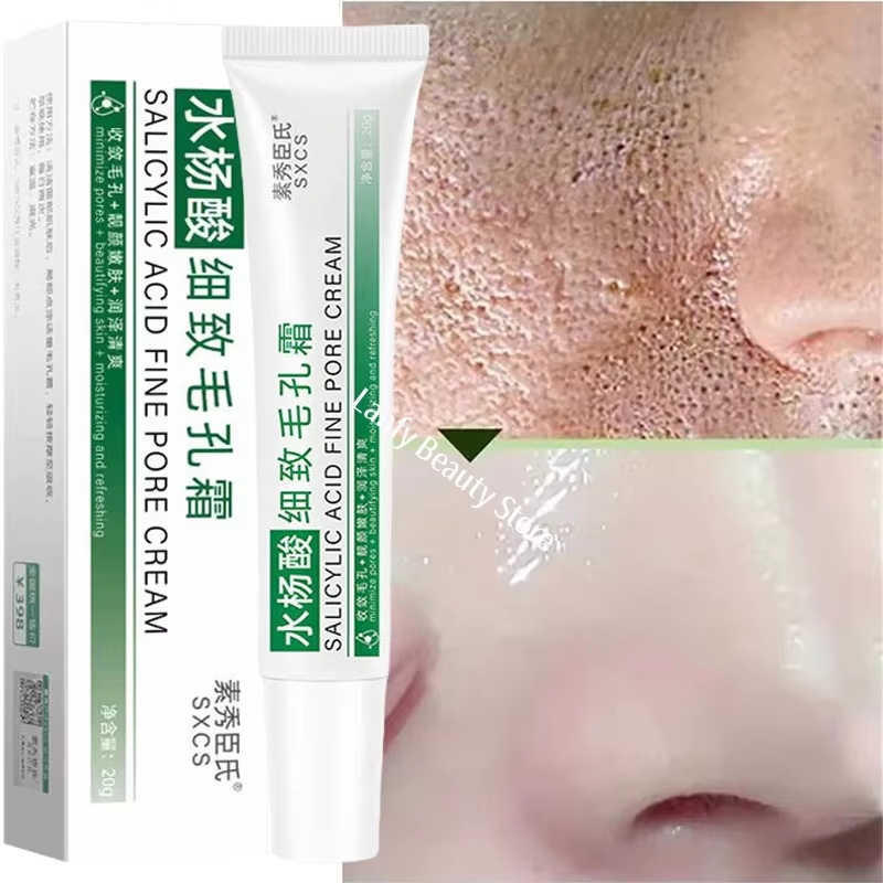 Skincare Salicylic Acid - ครีมกระชับรูขุมขนด้วยกรดซาลิไซลิก กำจัดรูขุมขนกว้างอย่างรวดเร็ว ขจัดสิวเสี้ยน กระชับผิวหน้า ผิวเรียบเนียน ผลิตภัณฑ์ดูแลผิวจากเกาหลี